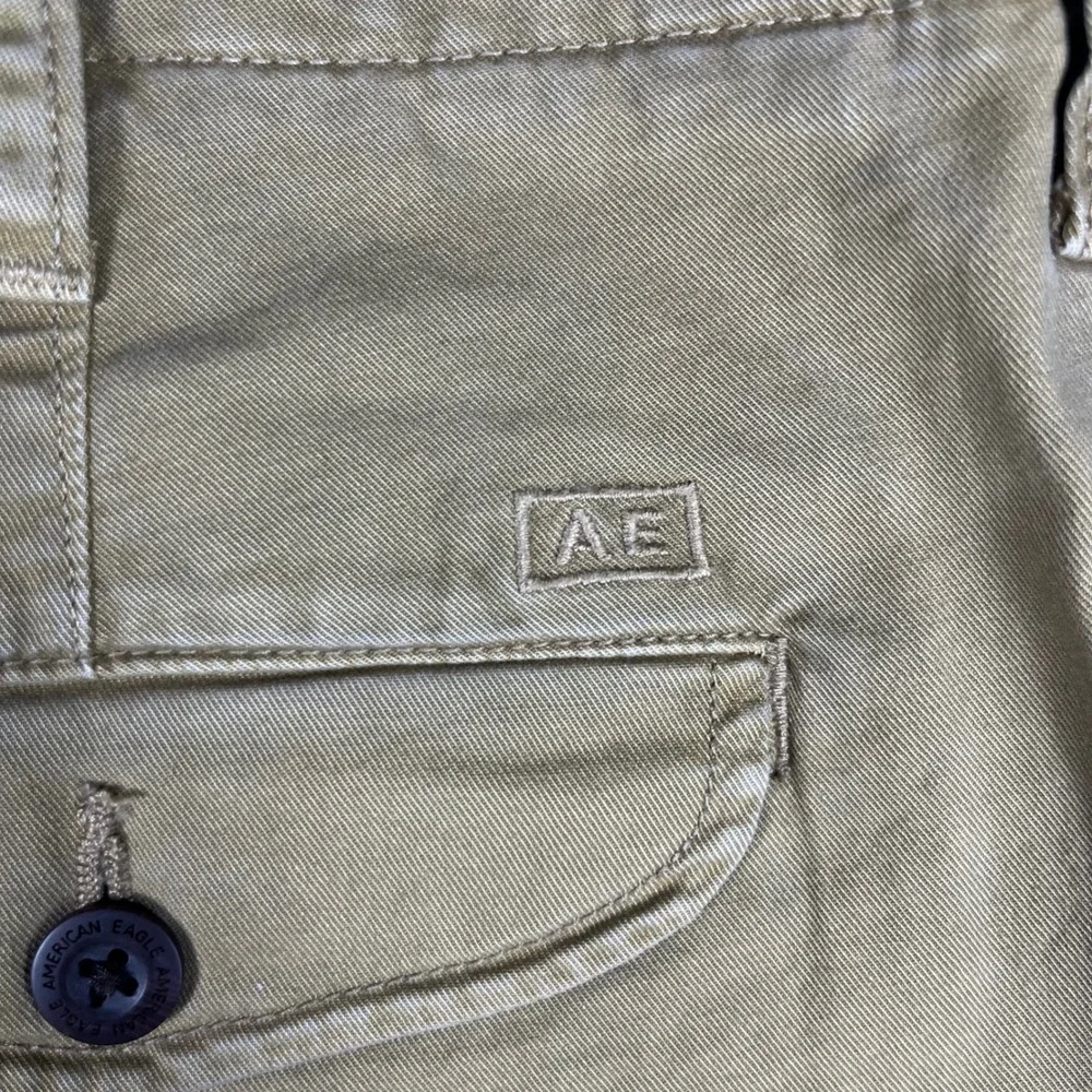 American Eagle Chino Pants Mens 33 Khaki Slim Straight Ne(x)t Level Flex